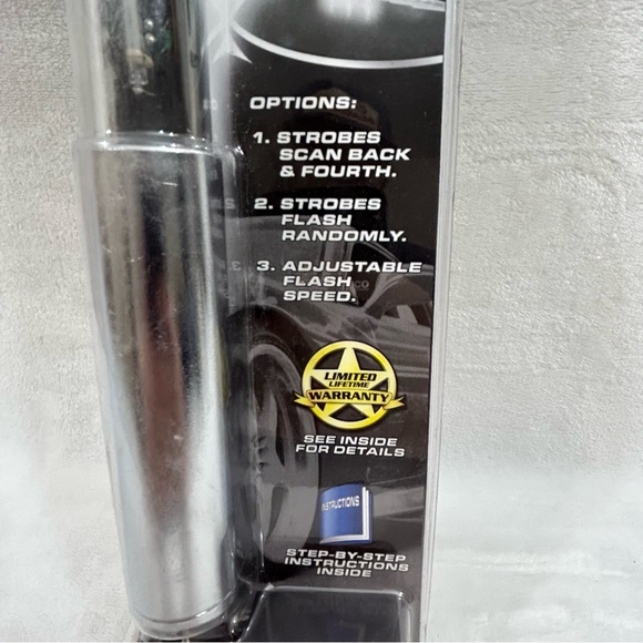 Pilot Automotive 10” Power Strobe Bar Interior Accent Light CZ-201 NEW. - Picture 3 of 7